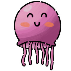 Jellyfish cartoon