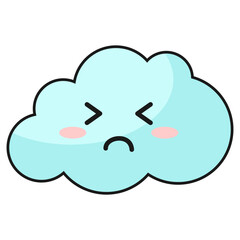 Cute Cloud Character
