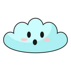 Cute Cloud Character