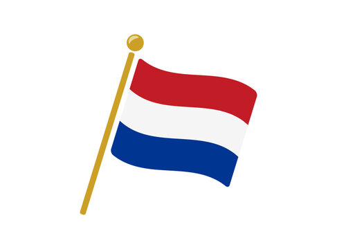 オランダの国旗アイコン ベクターイラスト