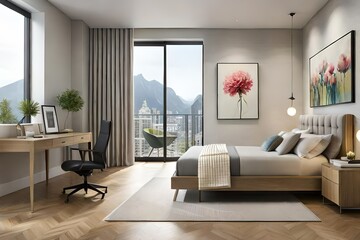 modern interior design Generated Ai
