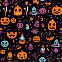 Halloween Horrors Delving into the Dark Side of October Background