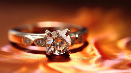 A very special precious engagement ring, Background, Illustrations, HD