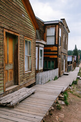 The historic ghost town of St. Elmo, CO.
