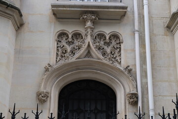 Gothic door design.