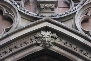 Gothic ornament detail.