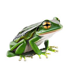 isolate frog vector