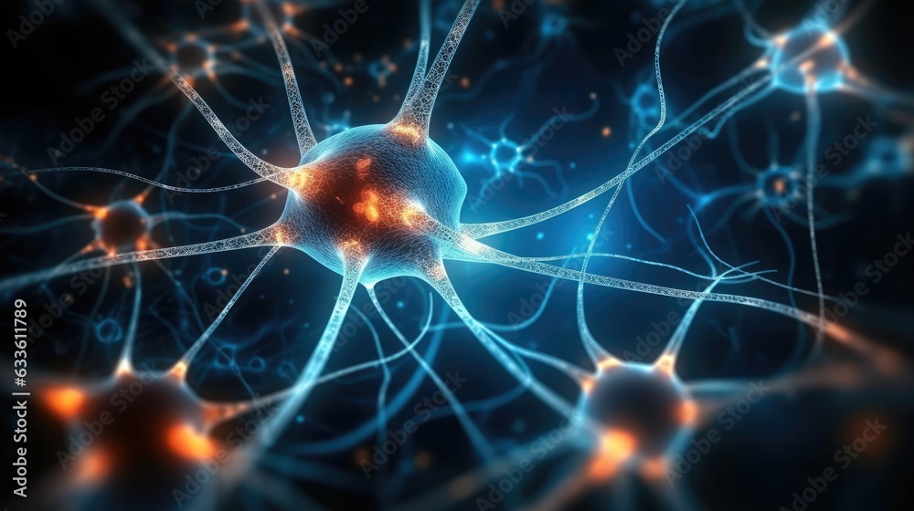 Poster neuron system, neuron or nerve cell.