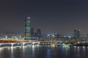 서울 여의도 63빌딩 야경