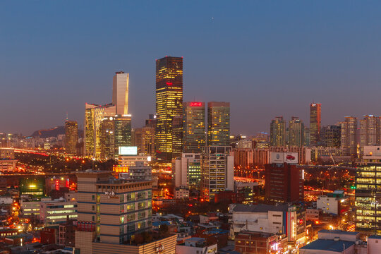 서울 영등포 여의도 IFC서울 전경련 야경