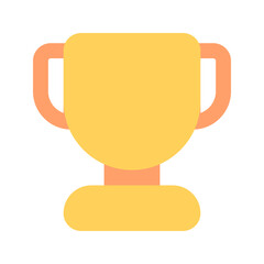 trophy flat icon