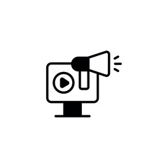 Viral Marketing icon design with white background stock illustration