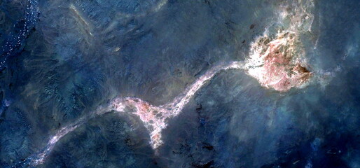 the force of gravity,  abstract photography of the deserts of Africa from the air. aerial view of desert landscapes, Genre: Abstract Naturalism, from the abstract to the figurative,