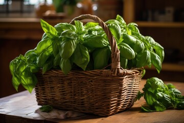 a spoonful of pesto sauce on a wooden spoon