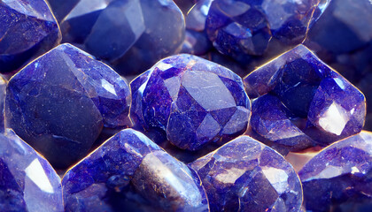 Naklejka premium tanzanite gemstone background