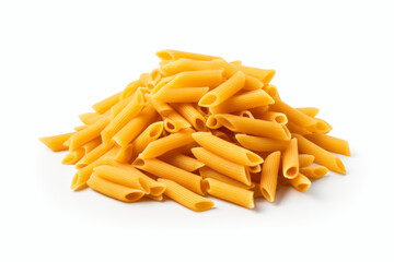 Delicious Penne Pasta on a Clean White Background