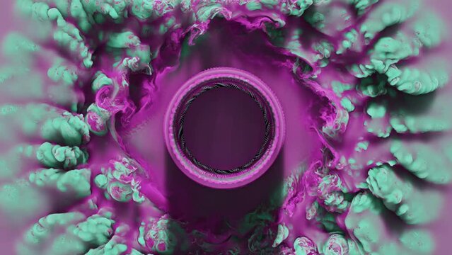 Colourful smoke simulation background