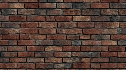 Obraz premium old red brick wall. Generative Ai.