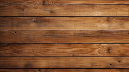 wooden texture from smooth planks top view closeup. Generative Ai.