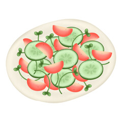 salad, healthy food, diet food, Salad Serenity: A Medley of Healthful Tastes, Greens & Goodness: Cultivating Wellness One Salad at a Time