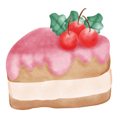 cake with cherry