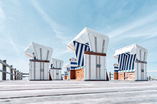 Strand von St. Peter Ording Nordsee 