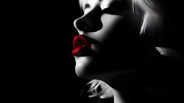 Film noir Famme fatale 03, Sin city, generative AI