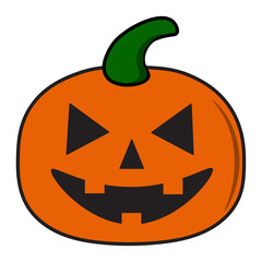 Halloween Pumpkin Illustration