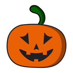 Halloween Pumpkin Illustration