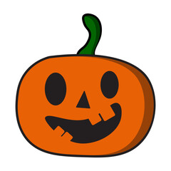 Halloween Pumpkin Illustration