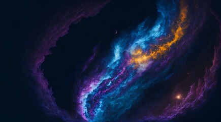 Epic and amazing space and cosmos illustration