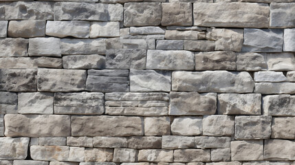 Seamless texture of medieval wall of stone blocks