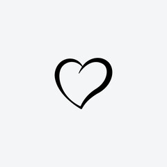 Heart love icon vector illustration