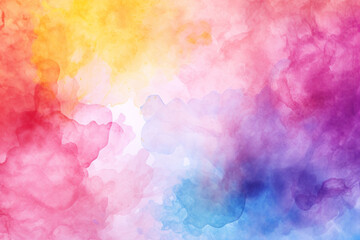 Colorful abstract watercolor splash painting