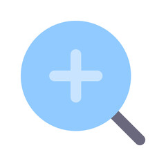 Fototapeta premium zoom flat icon