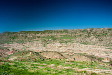 rainbow mountains range