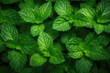 Mint leaf background