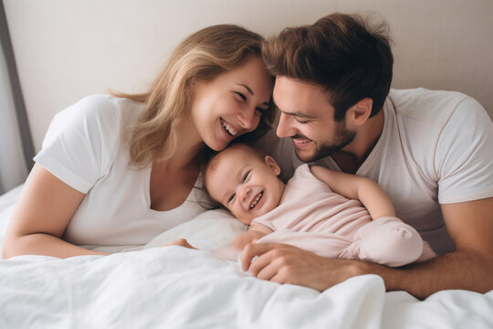 Couple With Kids Bed Images – Browse 40,369 Stock Photos, Vectors, and Video | Adobe Stock