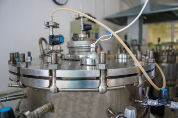 Workshop of company producing immunobiological preparations and probiotics products.
