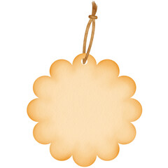 Biscuit Circle Gift Tag