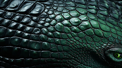 Alligator skin texture background. Generative Ai