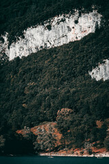 Lago di Tenno - lake in the mountains, Italy