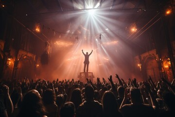 Captivating Live Performance On Nightclub, Generative AI