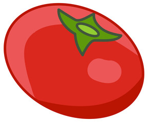 Tomato  icon. Vegetables healthy vegetarian food. Organic plant symbol.