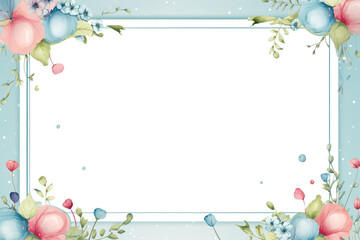 Birthday greeting card, invitation banner happy birthday. genetated ai