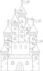 sketch of castle