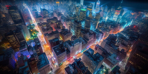 New York City Lights - Generative AI