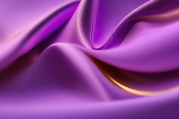 Obraz premium Intricate Textile Art: Close-Up of Stunning Purple Fabric with Swirls and Circles