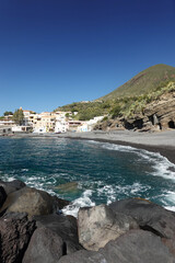 Rinella village, Aeolian islands, Sicily, Italy