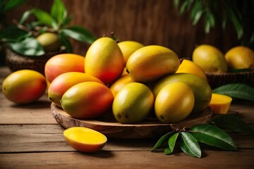 mangos in a bowl